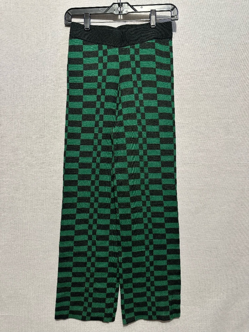 NWOT Daydreamer Check Straight Leg Pants - size S